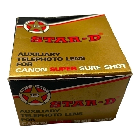 STAR-D Auxiliary Telephoto Lens For Canon Super Sure Shot - Picture 1 of 3
